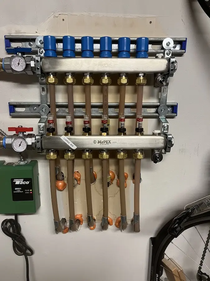 Plumber performing Leak Detection at a residential property in Parkville